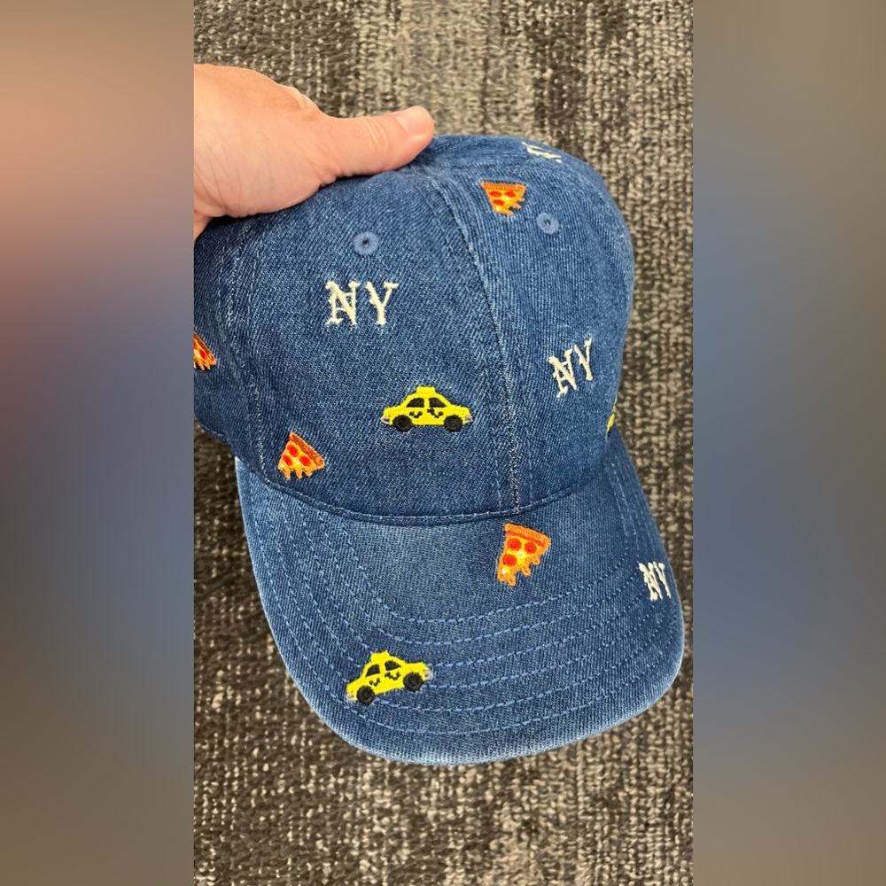 Brand new New York denim hat